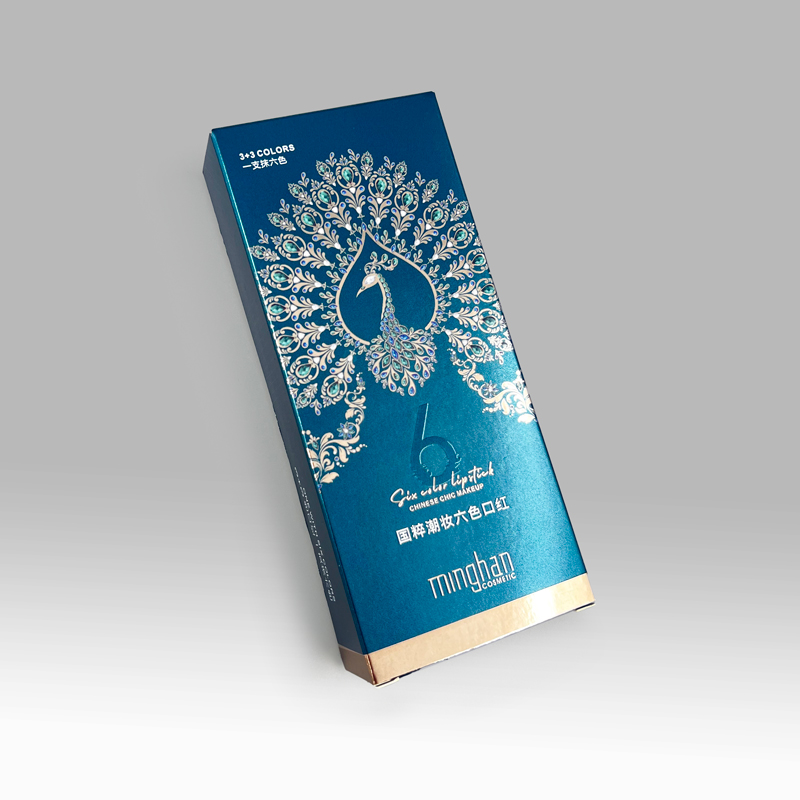 Logo stampato di lusso personalizzato Piccolo Mini Grande Grande Rosa Pieghevole a forma di scatola di cartone per imballaggio cosmetico Regalo (2)